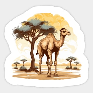 Desert Camel Sticker